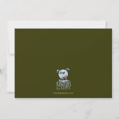 落下するシャムロック&スターズパーティー 招待状 (裏面)