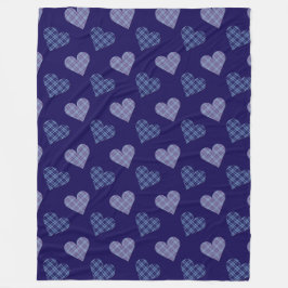 落下するハートの春 フリースブランケット