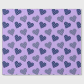 落下するハートの春 ラッピングペーパー (フラット)