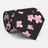 落下する桜花首タイ ネクタイ (ロール)