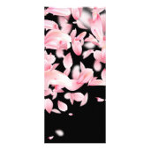 落下する花びらの価格表のラックカード ラックカード (裏面)