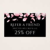 落下する花びらの紹介カード (正面)