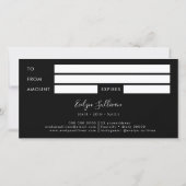 落下する花びらギフト券 (裏面)