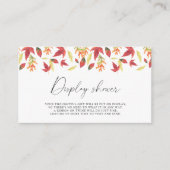 落下する葉 – シャワーを表示 エンクロージャーカード (正面)