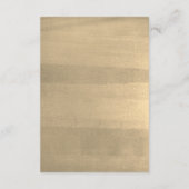 落下する金ゴールド葉イチョウ結婚詳細カード エンクロージャーカード (裏面)