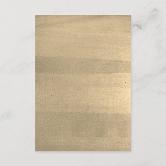 落下する金ゴールド葉イチョウ結婚詳細カード エンクロージャーカード (裏面)