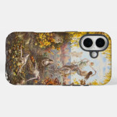 落下する離れレトロiPhoneケース Case-Mate iPhoneケース (裏面 (横))