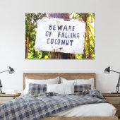 落下ココナッツ32x48 キャンバスプリント (インサイチュ (寝室))