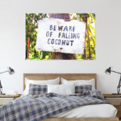 落下ココナッツ40x60 キャンバスプリント (インサイチュ (寝室))