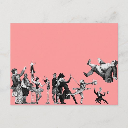 落下サーカス ポストカード (正面)