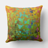 落下ハートオレンジ クッション (裏面)