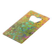 落下ハートオレンジ クレジットカード栓抜き (正面アングル)