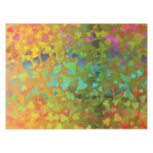 落下ハートオレンジ テーブルクロス (正面(横))