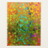 落下ハートオレンジ プランナー手帳 (正面)