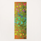 落下ハートオレンジ ヨガマット (正面)