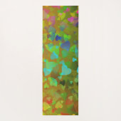 落下ハートオレンジ ヨガマット (裏面)