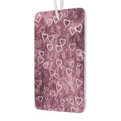 落下ハート – ピンク カーエアーフレッシュナー (左)