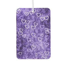 落下ハート – 紫 カーエアーフレッシュナー