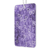 落下ハート – 紫 カーエアーフレッシュナー (左)