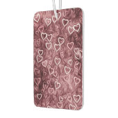 落下ハート – 赤 カーエアーフレッシュナー (左)