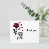 落下バラ ポストカード (スタンド正面)