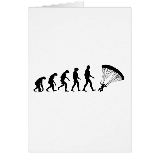 落下傘で降りることの進化 (正面)