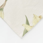 落下光フローラIフリースブランケット-秋フローラ フリースブランケット (角)