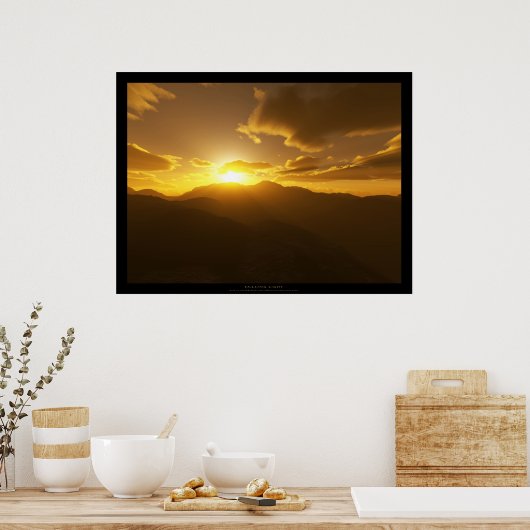 落下光 ポスター (キッチン)