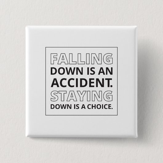 落下引用文アスレチック引用文自己プライド引用文 缶バッジ (正面)