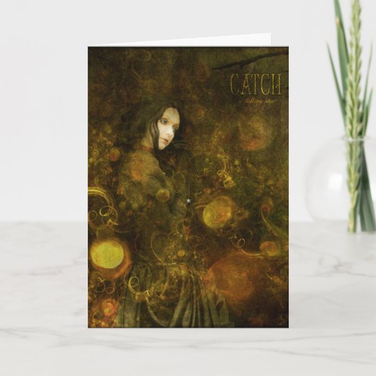 落下星をつかまえて下さい カード (正面)