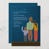 落下星招待状 招待状 (正面/裏面)