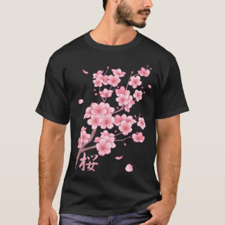 落下桜さくらんぼブロッサム Tシャツ