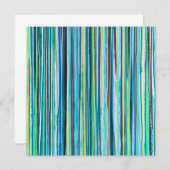 落下水型フラットカード 招待状 (正面/裏面)