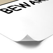 落下物ポスターに注意 ポスター (角)