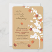 落下紅葉感謝祭ディナーパーティー 招待状 (正面)