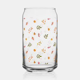 落下紅葉 ガラス缶