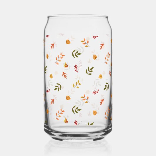 落下紅葉 ガラス缶 (右)