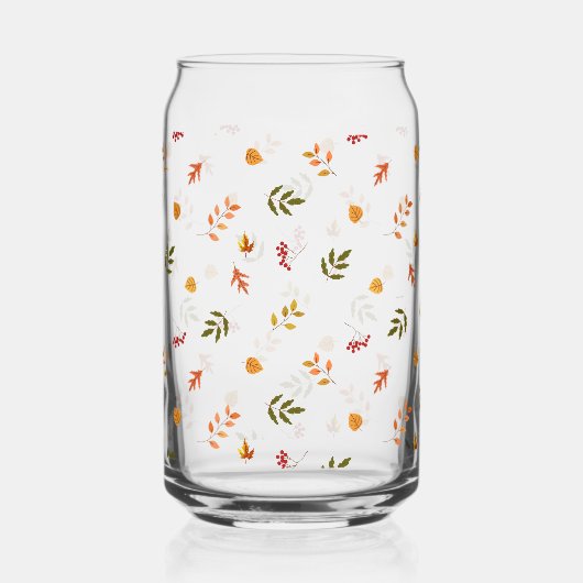 落下紅葉 ガラス缶 (左)