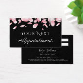 落下花びらアポイントメントカード (デスク)