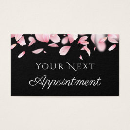 落下花びらアポイントメントカード