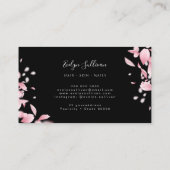 落下花びらロイヤリティカード 名刺 (裏面)