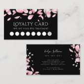 落下花びらロイヤリティカード 名刺 (正面/裏面)