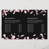 落下花びら2折パンフレット (裏面)