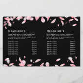 落下花びら2折パンフレット (裏面)