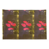 「落下花びら」（標準）枕ローケースのペア 枕カバー (裏面-右)