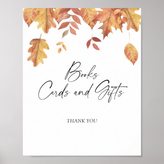 落下葉する – ブックカードとギフトポスター ポスター (正面)