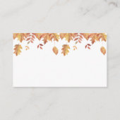 落下葉アイディア – 日付の夜の\ Date jar エンクロージャーカード (裏面)