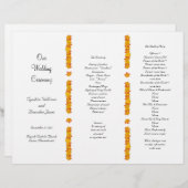 落下葉三折プログラムテンプレート (正面/裏面)