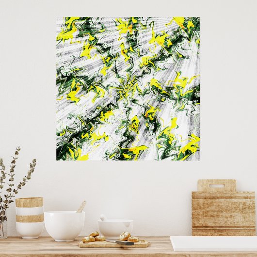 落下葉中…..... ポスター (キッチン)