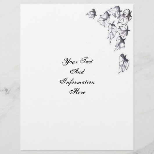 落下葉型チラシ チラシ (正面)